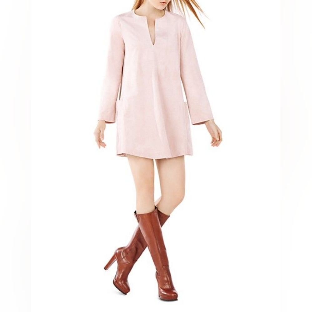 BCBG MaxAzria Faux Suede Dress - Picture 2 of 16
